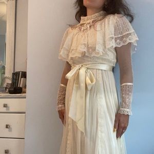 Gunne Sax 70s Western style dress
